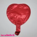بادکنک قلبی فویلی قرمز