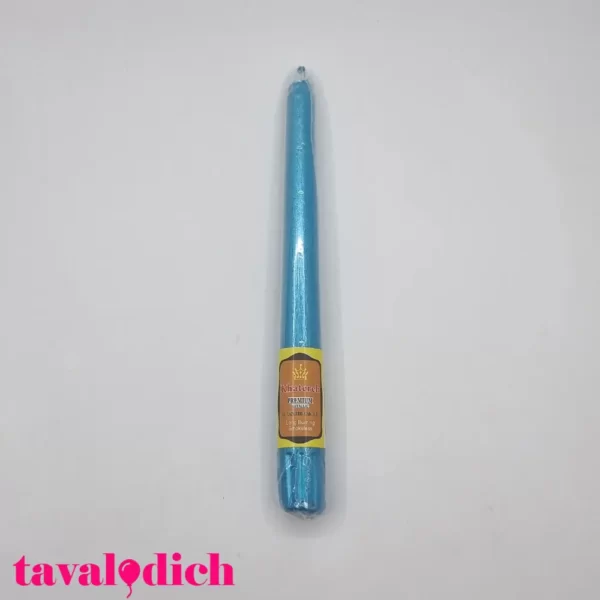 شمع قلمی آبی 20 سانتی