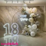 بادکنک آرایی تولد 18 سالگی