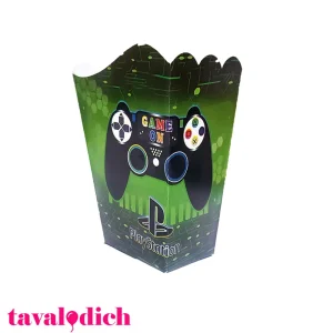 ظرف پاپ کورن تم پلی استیشن