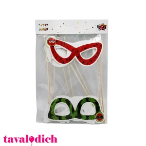 پک تاپر عینک، سیبیل و لب هندوانه