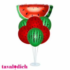 استند بادکنک 7 شاخه طرح قاچ هندوانه