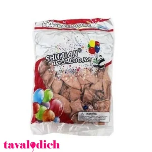بادکنک کروم رزگلد 12 اینچ بسته 50 تایی